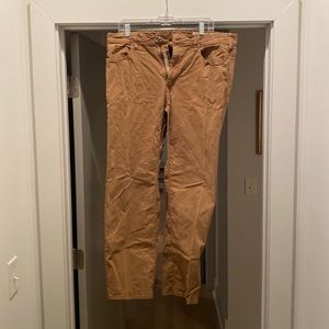 Orvis 5 pocket pants. Tan color. 36x32